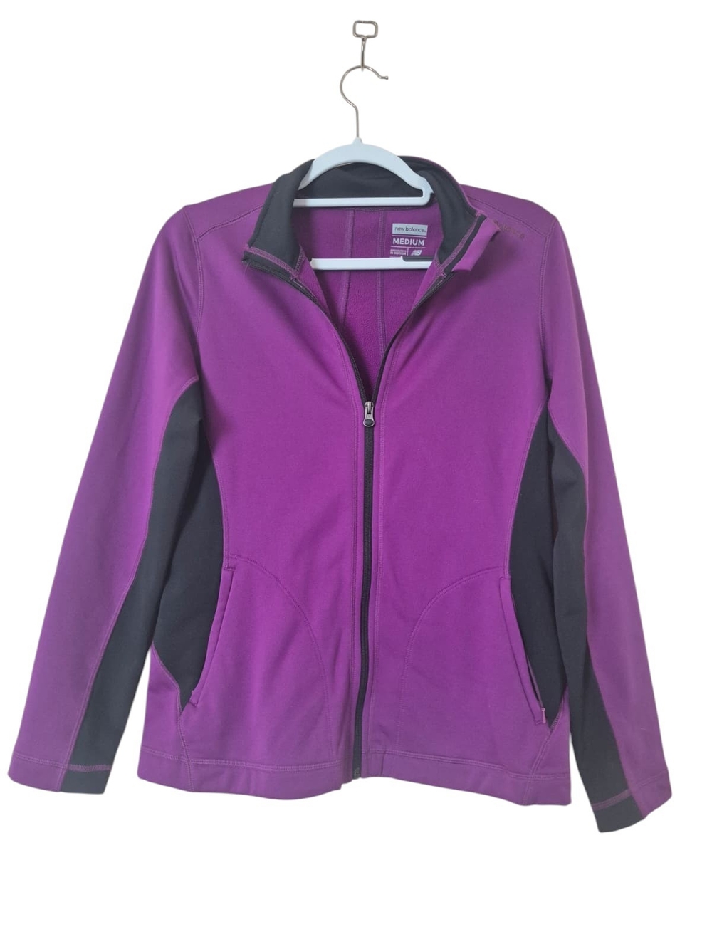 New Balance Purple and Black Full-Zip Jacket